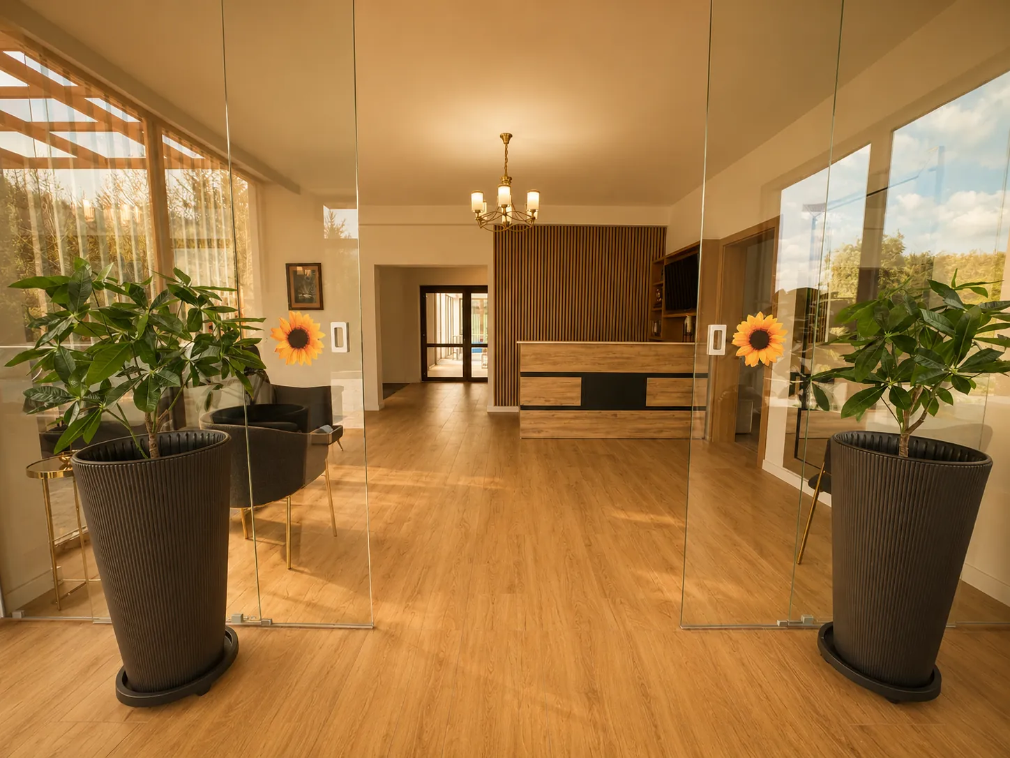 Interior modern lobby
