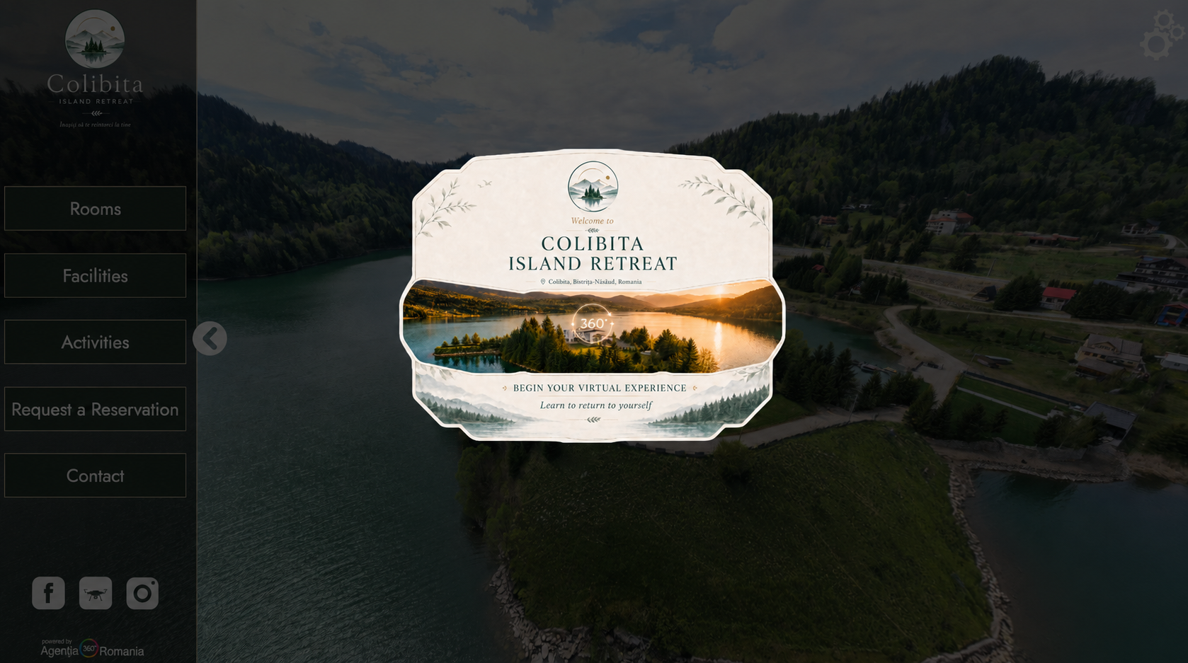 Colibița Island Retreat Virtual Tour Teaser
